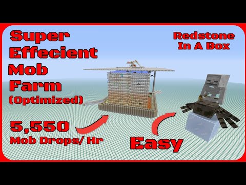 Redstone In A Box: Super Efficient Mob Farm (Optimized)