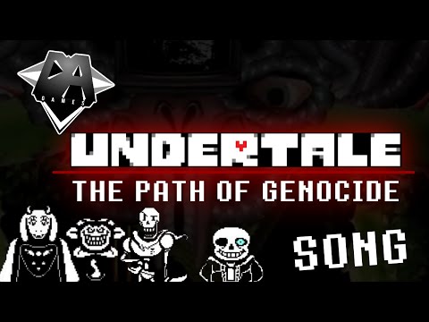 UNDERTALE SONG (THE PATH OF GENOCIDE) LYRIC VIDEO - DAGAMES Video