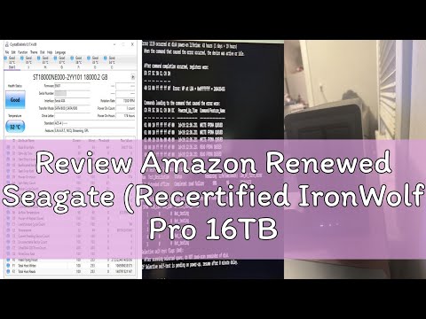 Review Amazon Renewed Seagate (Recertified IronWolf Pro 16TB NAS Internal Hard Drive HDD – CMR 3.5 I