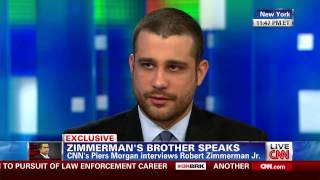 Robert Zimmerman Jr - Exclusive Interview With Piers Morgan - 7/13/2013