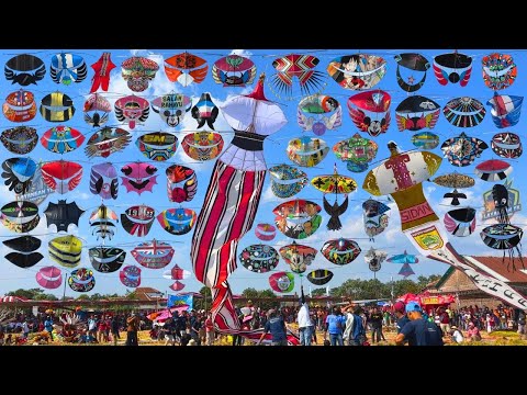 130+ Unique Indonesian Traditional Kites at Indonesia's Largest Kite Festival