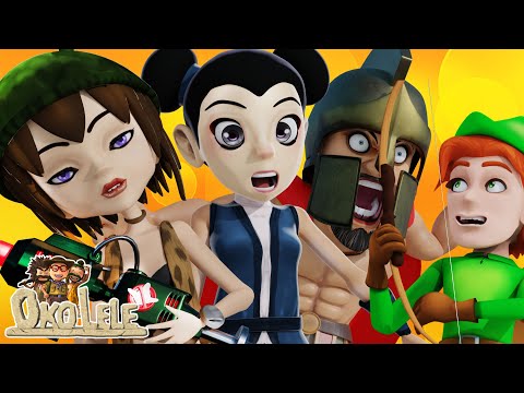 Oko and Lele オコとレレ 🦕 Rescue Rangers 🏹 レスキューレンジャー ⭐ アニメ短編 | Super Toons TV アニメ