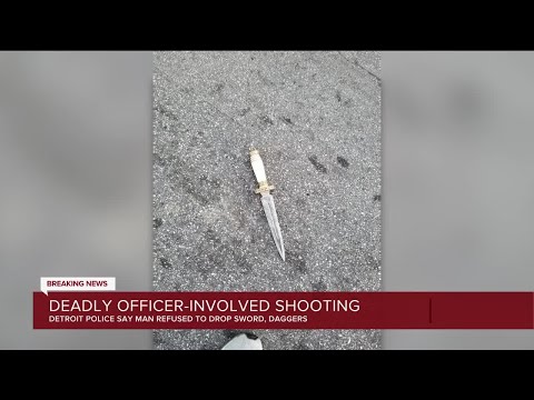 Police fatally shoot man wielding sword on Detroit’s west side