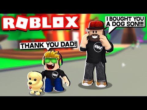 MY DAD GIFTED ME A PET in ROBLOX ADOPT ME!!! Video