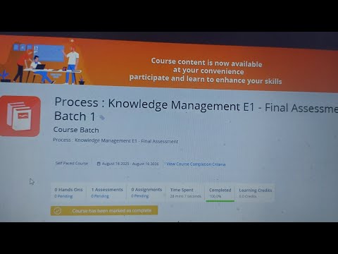 51299 || KM E1 || TCS knowledge management e1 final assessment questions and answers