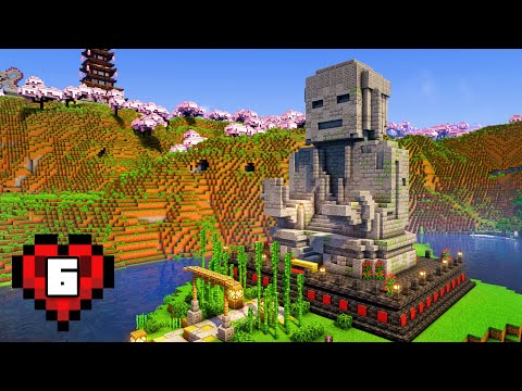 RadicalElder - I Built a Magma, Gold Farm, Bartering AND This Buddha Statue In Minecraft Hardcore