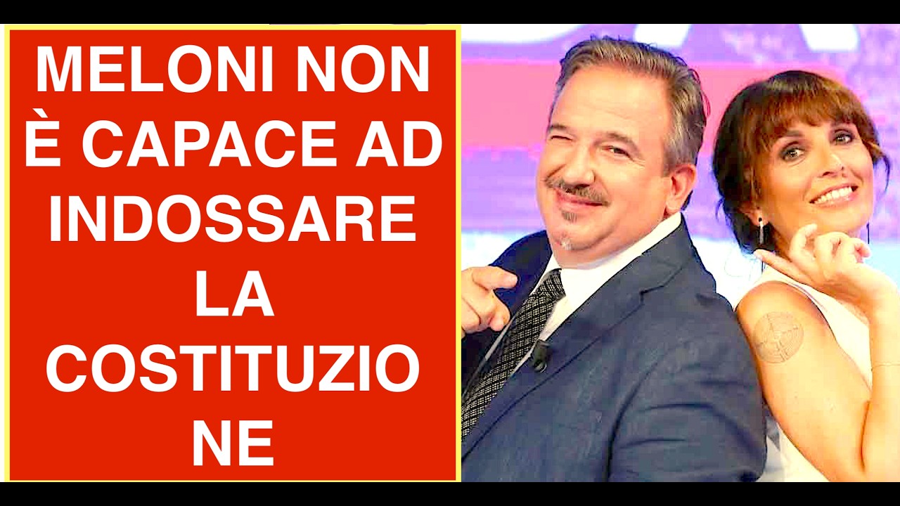 "MELONI NON È CAPACE AD INDOSSARE LA COSTITUZIONE" TELESE ED APRILE SU LA7 A IN ONDA PUNTATA IMBAR