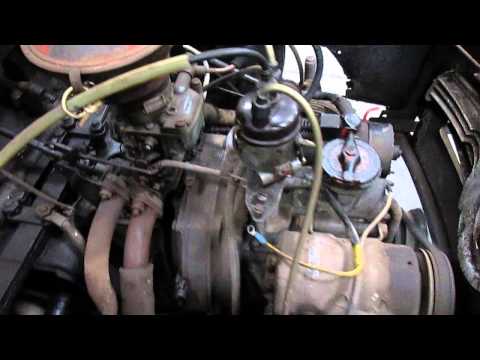 Panhard Dyna Junior Engine Start