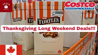 Thanksgiving Long Weekend Costco DEALS!!! | COSTCO CANADA Shopping