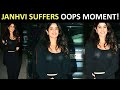 Janhvi Kapoor Suffers Wardrobe Malfunction As Her Transparent Top Flaunts Too Much