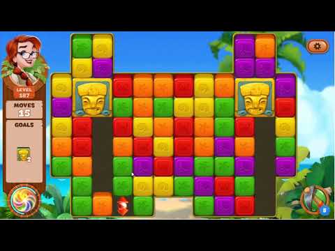 Lost Island Blast Adventure Level 187 - No Boosters
