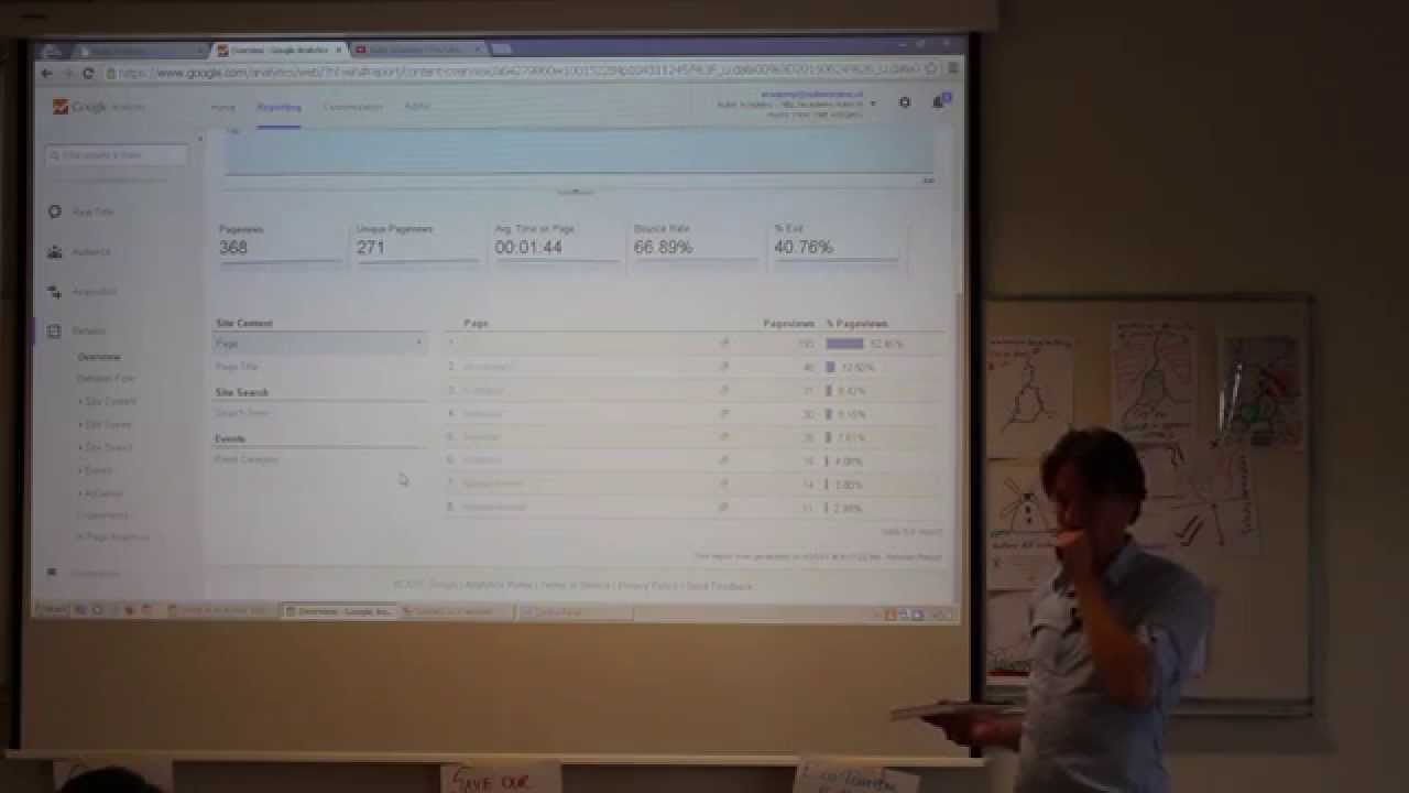 Google Analytics College: 1/4 (25-6-2015)