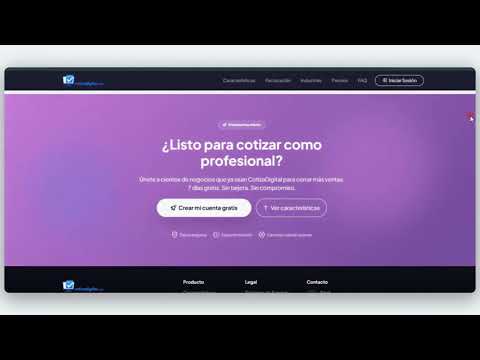 CotizaDigital Demo Video