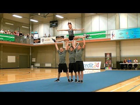 Lifedance 1 - Level 2 Group Stunt | Cheerleading | Eesti I Meistrivõistlused Cheerleadingus 🔥🔥
