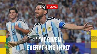 Messi retires from international football
