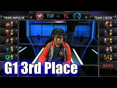 Team Impulse vs Team Liquid | Game 1 3rd Place S5 NA LCS Spring 2015 playoffs | TIP vs TL G1