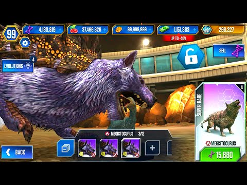 OPEN JURASSIC KEY TOUR PACK AND UNLOCK MEGISTOCURUS LEVEL 40 | HT GAME