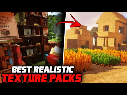 5 Most REALISTIC Minecraft TEXTURE PACKS In 2022! (1080P HD)