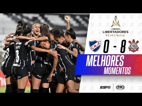 CORINTHIANS ENFIA 8 NO NACIONAL-URU E ESTÁ NA FINAL DA LIBERTADORES FEMININA | MELHORES MOMENTOS