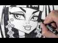 How to draw Cleo de Nile from Monster High step ...