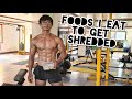 FOODS THAT MAKE ME LEAN AND SHREDDED | FULL DAY OF EATING