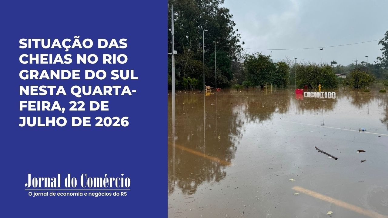 Vídeo: veja imagens de cheias no Rio Grande do Sul nesta quarta-feira