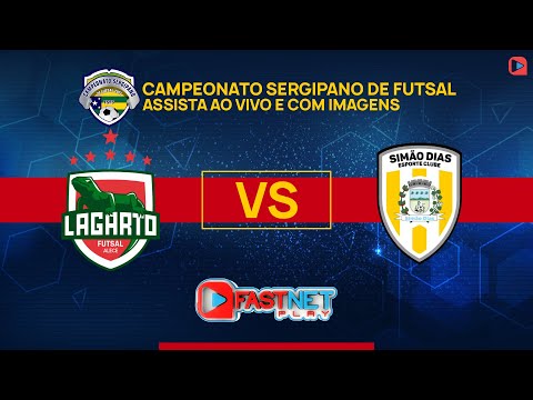 Lagarto Futsal X Simão Dias - 8ª Rodada do Campeonato Sergipano de Futsal