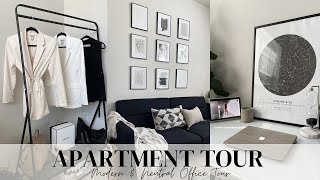 APARTMENT TOUR | MODERN & NEUTRAL AESTHETICS | HOME OFFICE TOUR | GALLERY WALL 2023