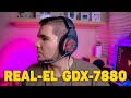 Накладные наушники REAL-EL GDX-7880 Black проводные с микрофоном 8