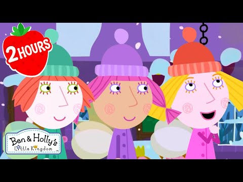 🎄Helping Father Christmas at The North Pole! | Ben and Holly's Little Kingdom | Cartoons For Kids
