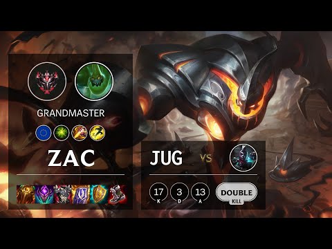Zac Jungle vs Ekko - EUW Grandmaster Patch 10.25b