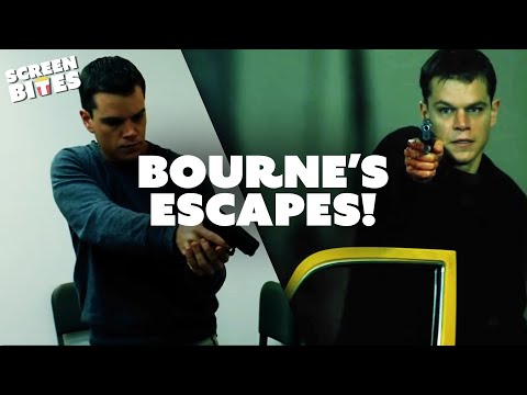 Jason Bourne's Greatest Escapes | The Bourne Supremacy (2004) | Screen Bites