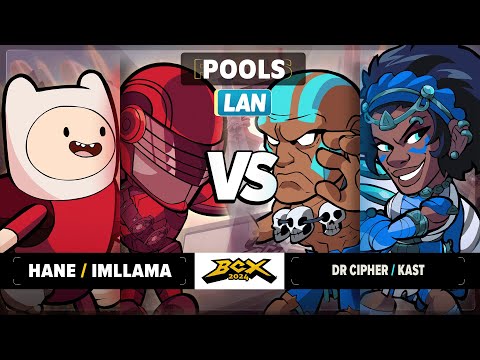 ImLlama & Hane vs Kast & Dr Cipher - Pools - Brawlhalla World Championship 2024 - LAN 2v2
