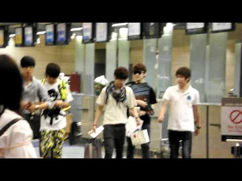 120629 B1A4일본출국 4＠인천공항【HD】