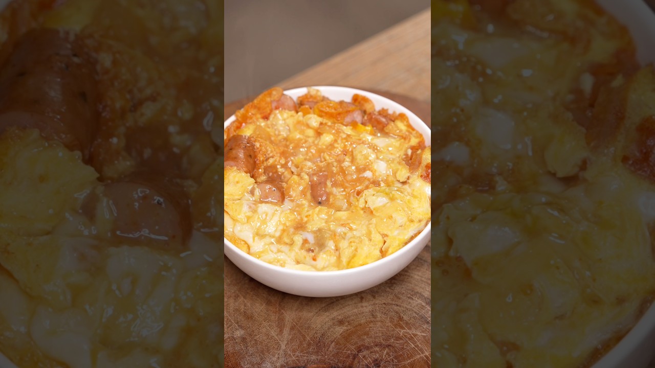 Sausage and Egg Rice Bowl #food