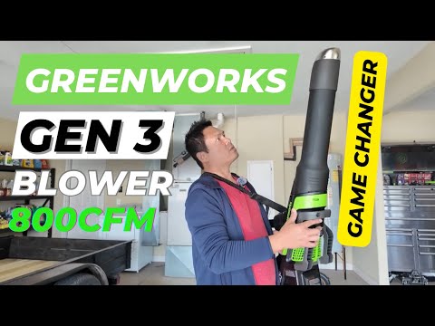 Greenworks 80V GEN 3 800CFM Brushless Blower