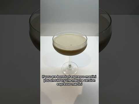 Matcha version espresso martini