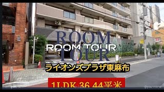 (ルームツアー)【物件紹介】ライオンズプラザ東麻布｜6階 1LDK｜東京タワービュー×フルリノベーション済み【港区・分譲マンション】