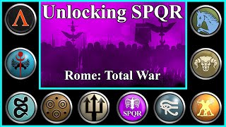 SPQR as a Playable faction & Unlocking all Factions - Rome Total War Game Guides