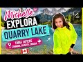 Quarry Lake Canmore 🏔️ El lago turquesa con vista a las Three Sisters | Alberta Canadá