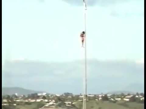 Rick Winters' 172 ft. world record high dive in 1983