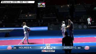 Moscow 2015 WE WorldChampionships T32 06 red Hurley C USA vs Holmes K USA