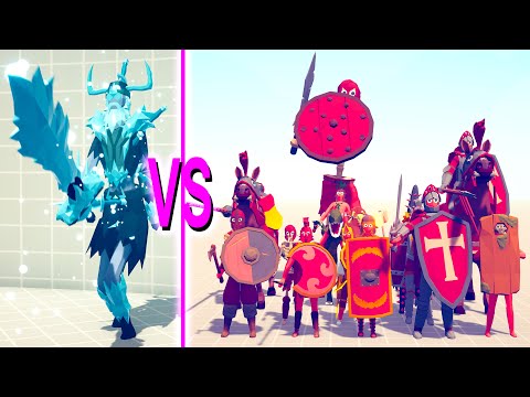 DREAD KING vs SHIELD Team - Totally Accurate Battle Simulator TABS