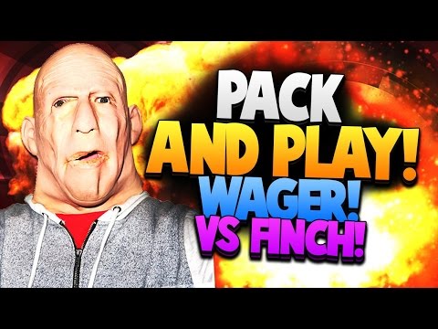 CRAZY PACK AND PLAY WAGER VS FINCH!!!