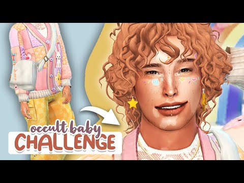 Making over our Ghost Sim! 👻 | Sims 4 Occult Baby Challenge Create a Sim