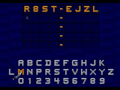 The Pagemaster U Sega Genesis MegaDrive Unused Song 01 13 Game Genie Code Screen