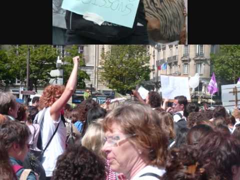 ESF de RENNES - Manifestation des étudiants sages-femmes, le 12/05/2011 à Paris