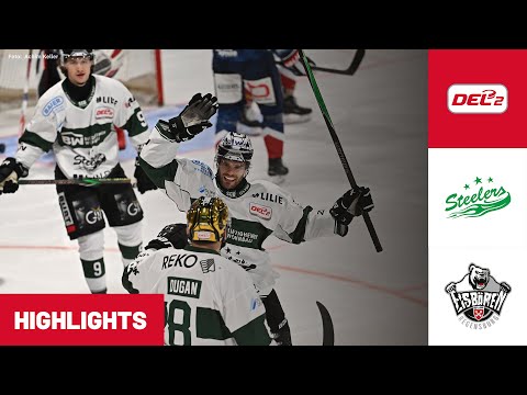 DEL2: Bietigheim Steelers vs. Eisbären Regensburg | Highlights