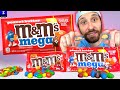 M M S MEGA Peanut Butter Review History Of Mega M M S Size Comparison