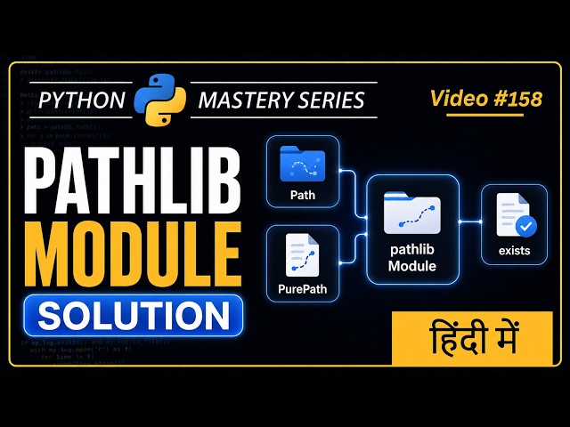 Python Pathlib Module Practice Set in Hindi | 12 Questions Solved Step-by-Step